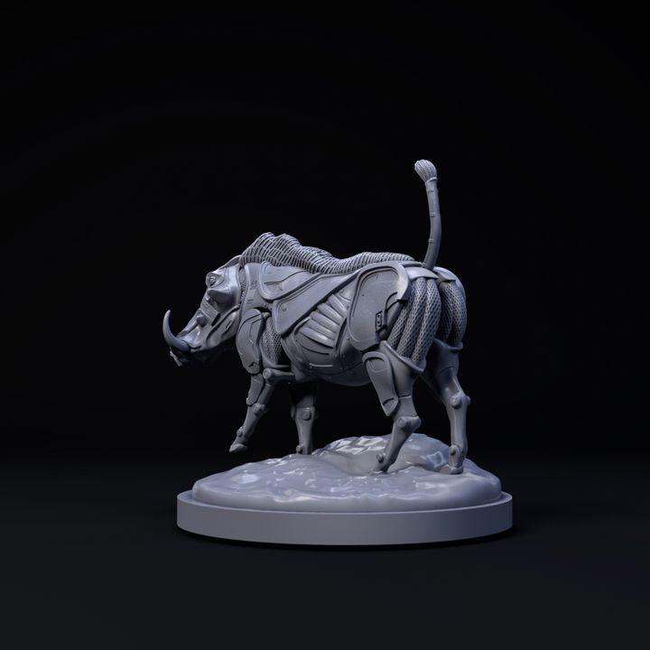 Warthog Mecha Robot - Mecha Zoo - Dino and Dog Miniatures