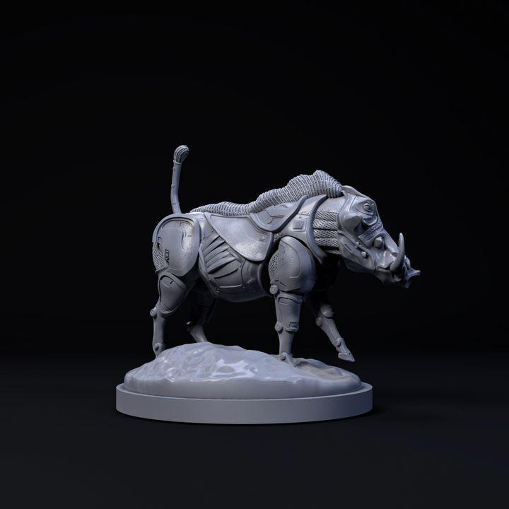 Warthog Mecha Robot - Mecha Zoo - Dino and Dog Miniatures