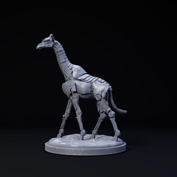 Giraffe Mecha Robot - Mecha Zoo - Dino and Dog Miniatures