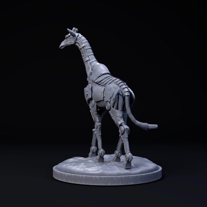 Giraffe Mecha Robot - Mecha Zoo - Dino and Dog Miniatures