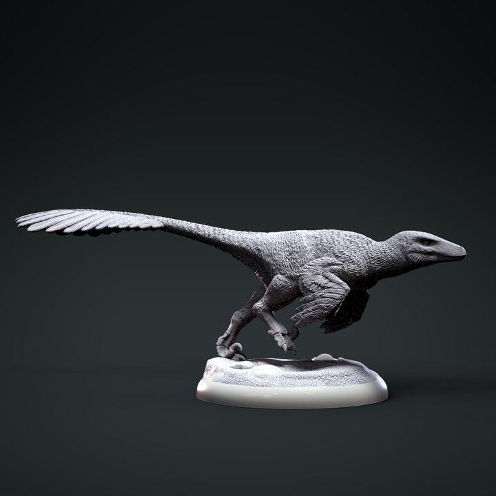 Deinonychus Charging - Clynche Art
