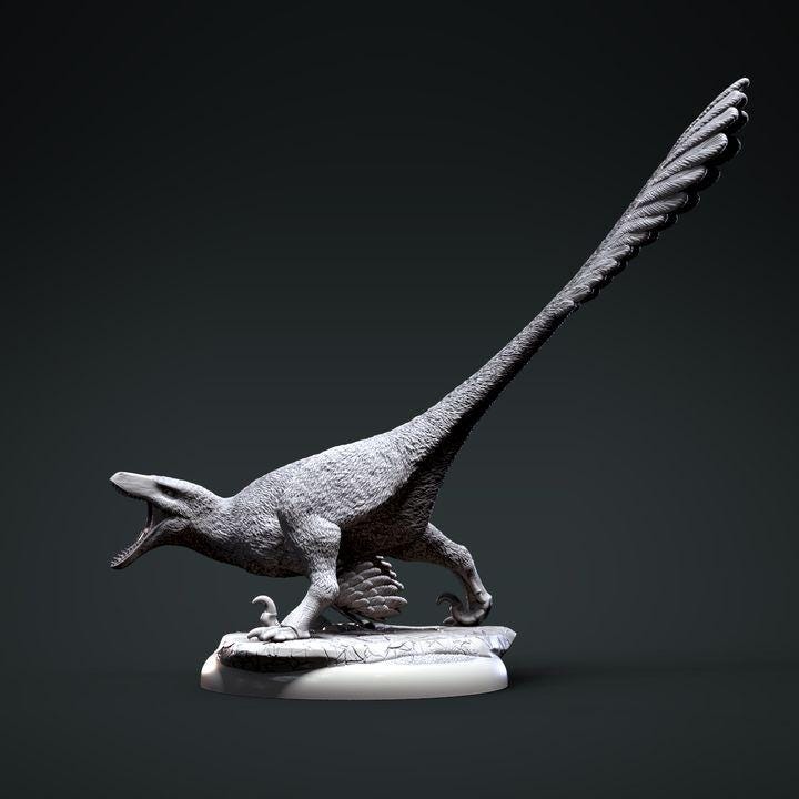 Deinonychus Squawking - Clynche Art