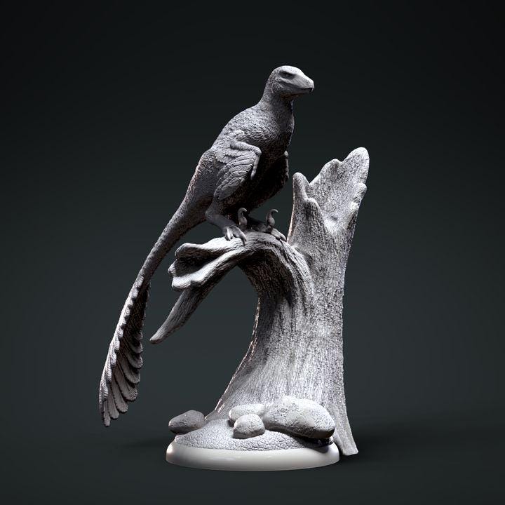 Deinonychus Perched - Clynche Art