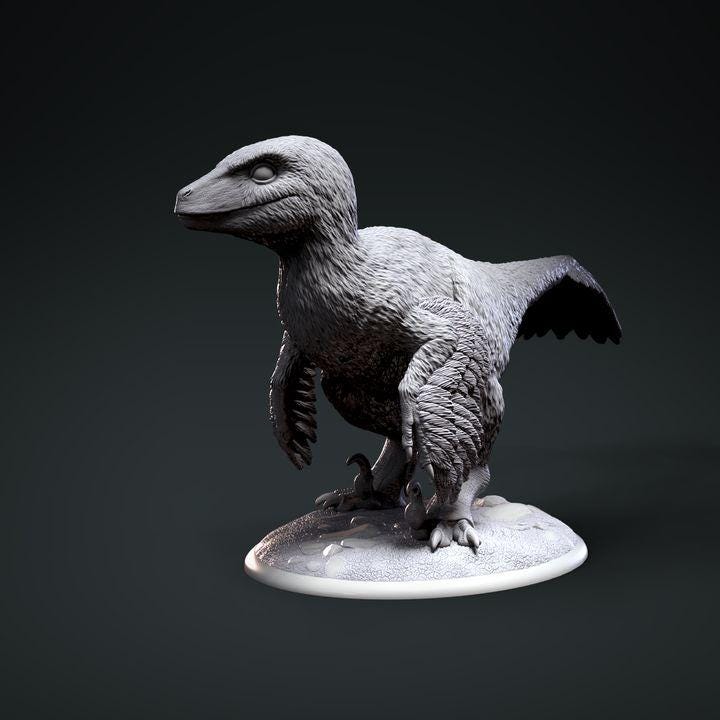 Deinonychus baby - Clynche Art