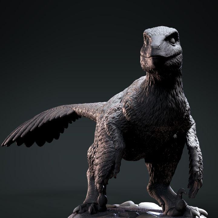 Deinonychus baby - Clynche Art