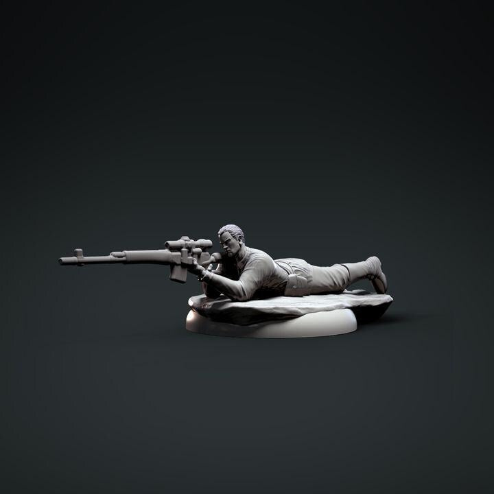 Soldier Sniper - Clynche Art