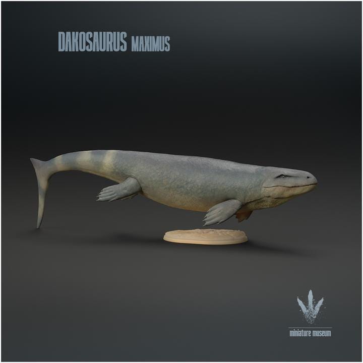 Dakosaurus maximus : The Biter Lizard - UNPAINTED - Miniature Museum