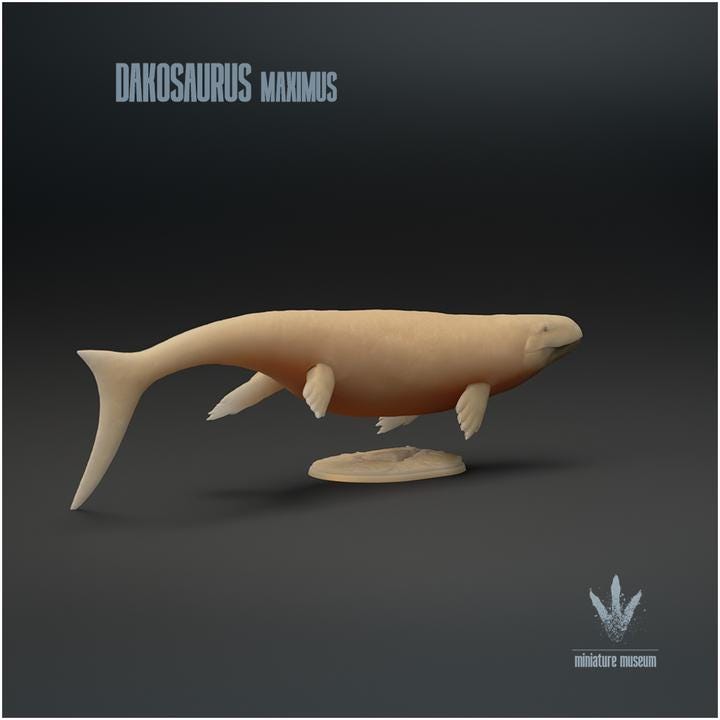 Dakosaurus maximus : The Biter Lizard - UNPAINTED - Miniature Museum