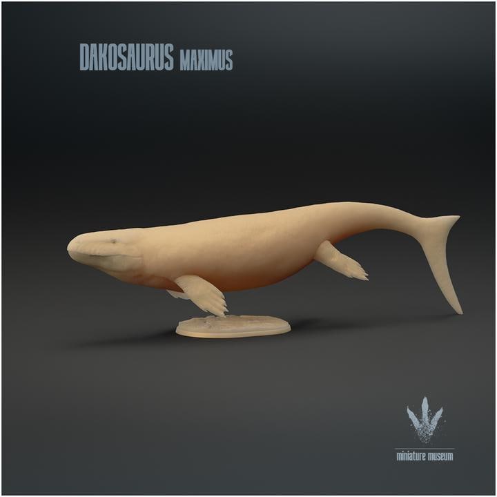 Dakosaurus maximus : The Biter Lizard - UNPAINTED - Miniature Museum