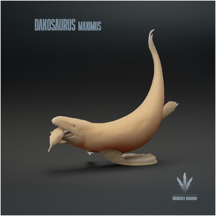 Dakosaurus maximus Hunting - UNPAINTED - Miniature Museum