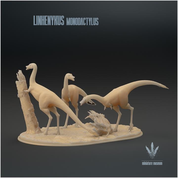 Linhenykus monodactylus : Foraging - UNPAINTED - Miniature Museum