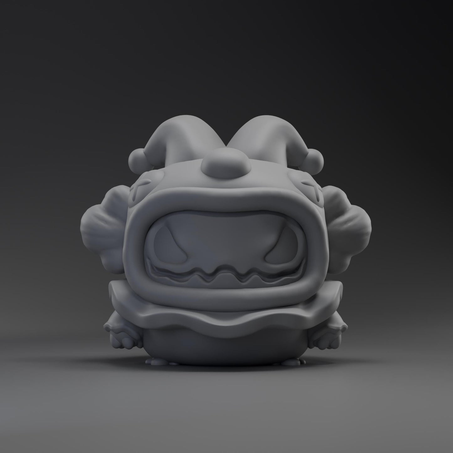jokii - UNPAINTED - Grumpii Art Toy