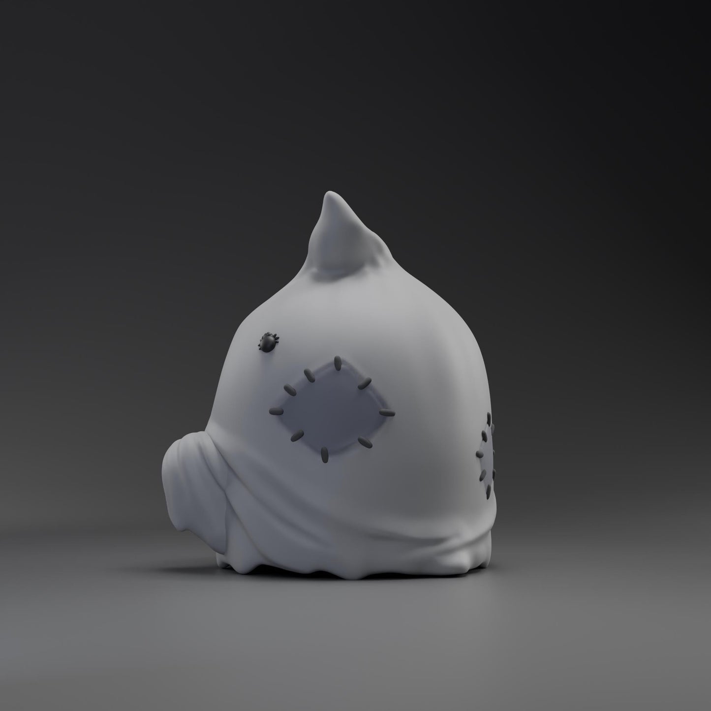 Boo - UNPAINTED - Grumpii Art Toy