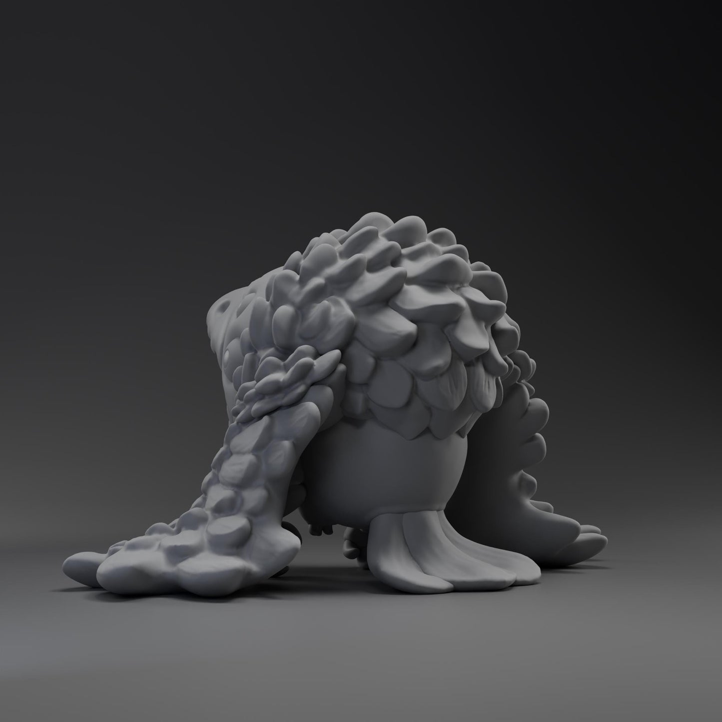 Corvii - UNPAINTED - Grumpii Art Toy