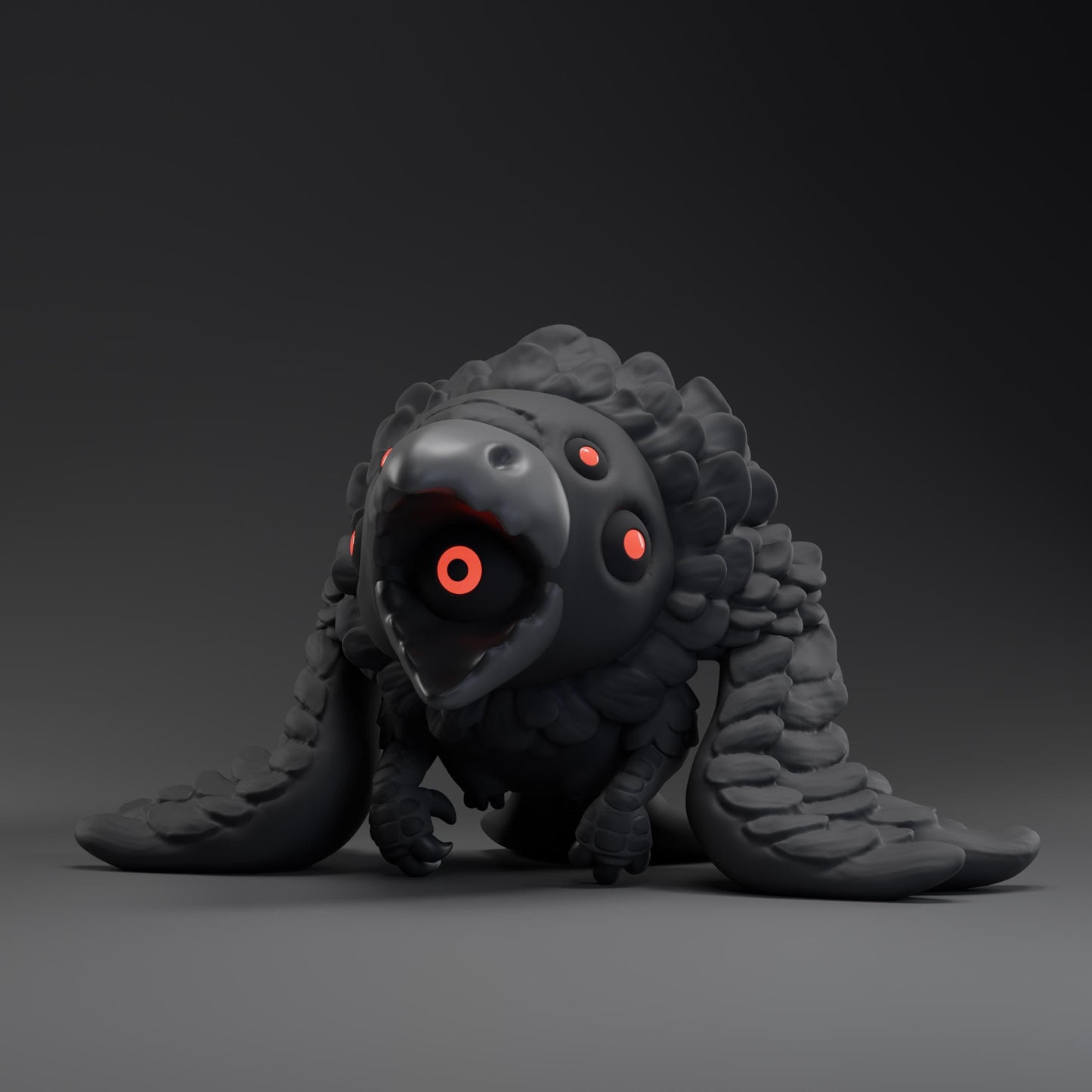 Corvii - UNPAINTED - Grumpii Art Toy