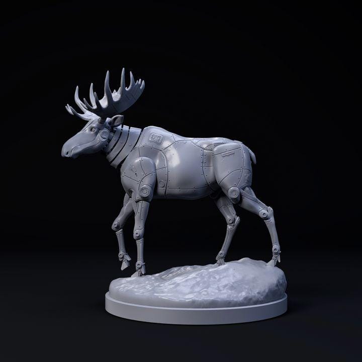 Moose Mecha Robot - Mecha Zoo - Dino and Dog Miniatures