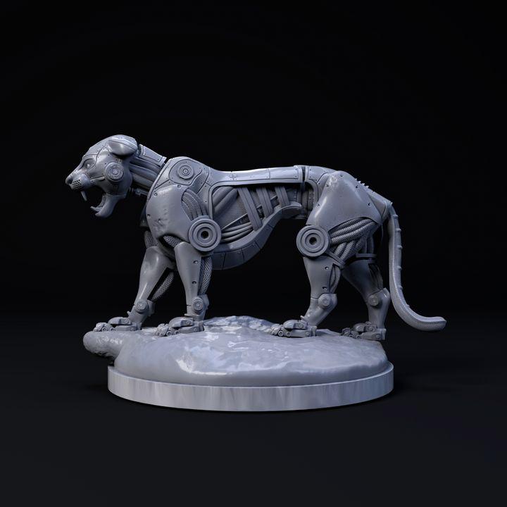 Tiger Mecha Robot - Mecha Zoo - Dino and Dog Miniatures