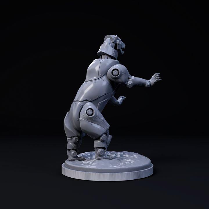 Polar Bear Mecha Robot - Mecha Zoo - Dino and Dog Miniatures