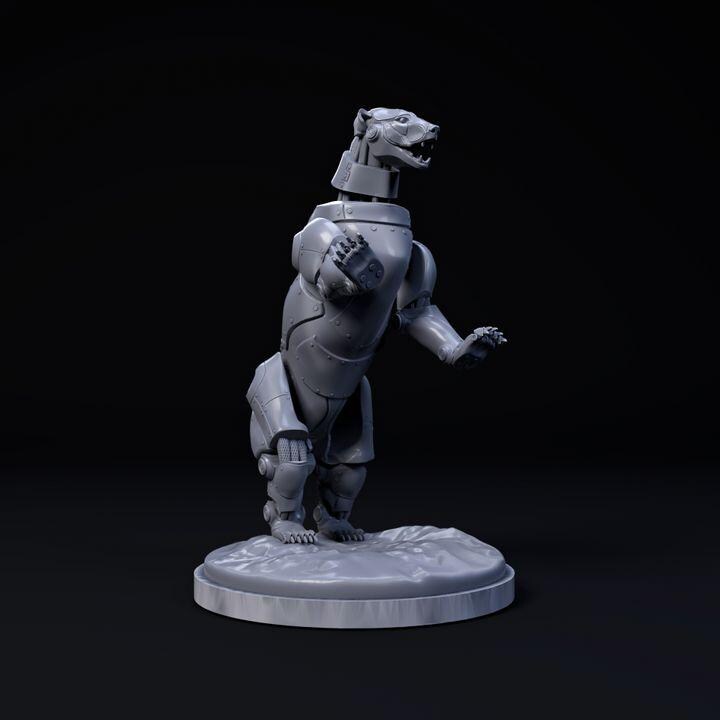 Polar Bear Mecha Robot - Mecha Zoo - Dino and Dog Miniatures