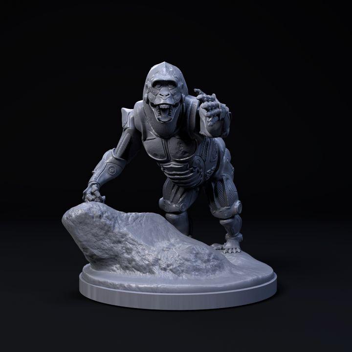 Gorilla Mecha Robot - Mecha Zoo - Dino and Dog Miniatures