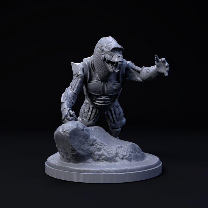 Gorilla Mecha Robot - Mecha Zoo - Dino and Dog Miniatures
