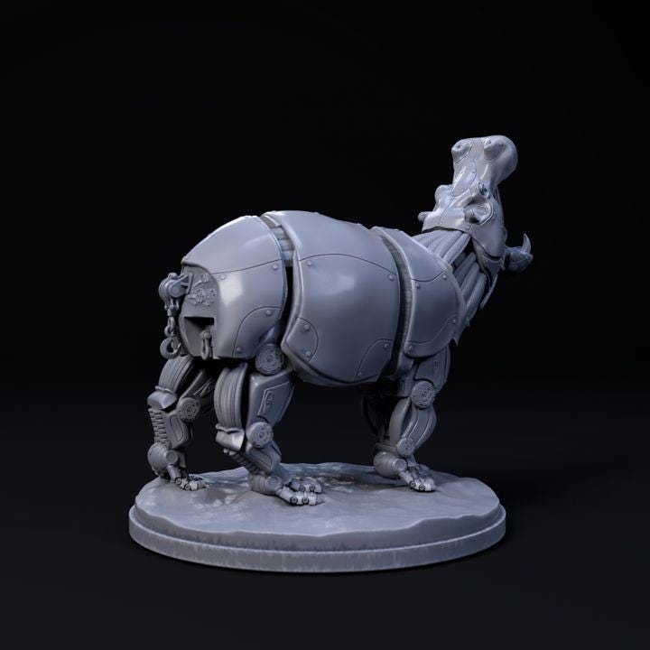 Hippopotamus Mecha Robot - Mecha Zoo - Dino and Dog Miniatures