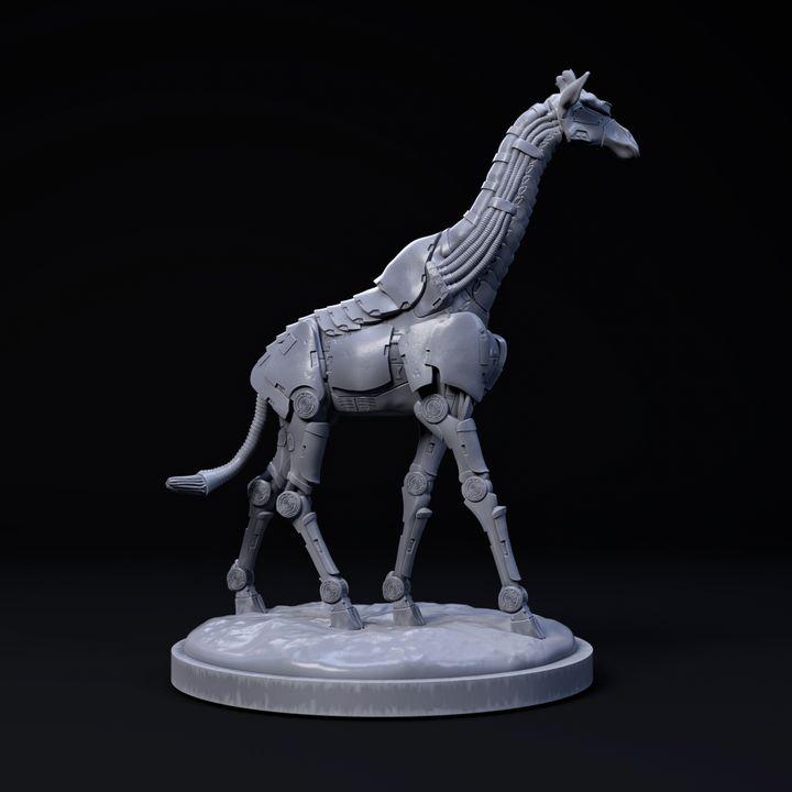Giraffe Mecha Robot - Mecha Zoo - Dino and Dog Miniatures