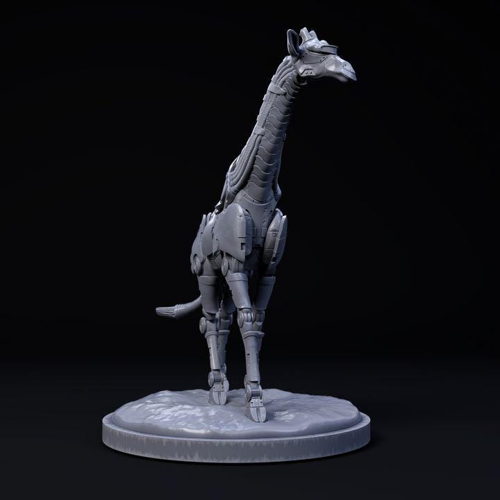 Giraffe Mecha Robot - Mecha Zoo - Dino and Dog Miniatures