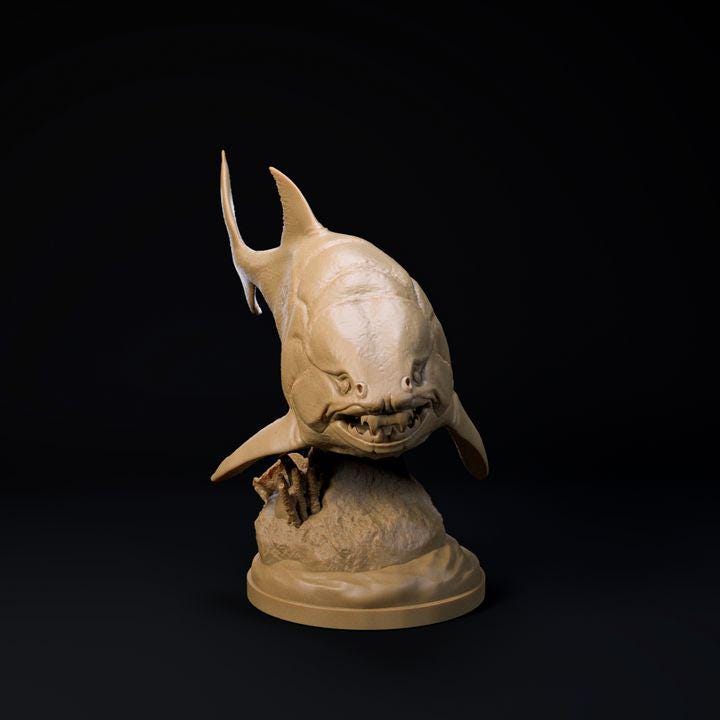 Dunkleosteus - Dino and Dog Miniatures