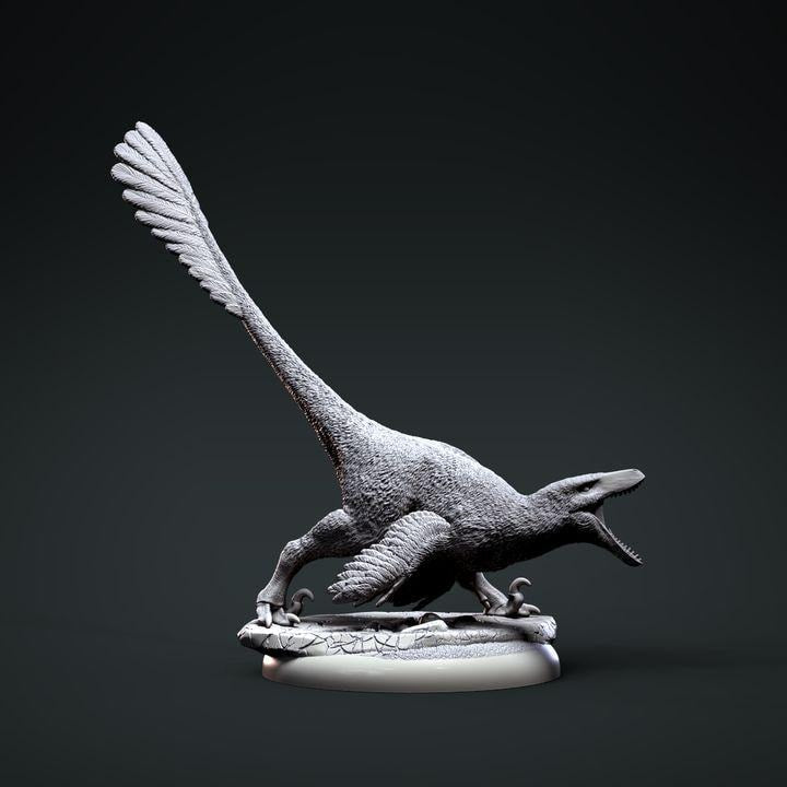 Deinonychus Squawking - Clynche Art