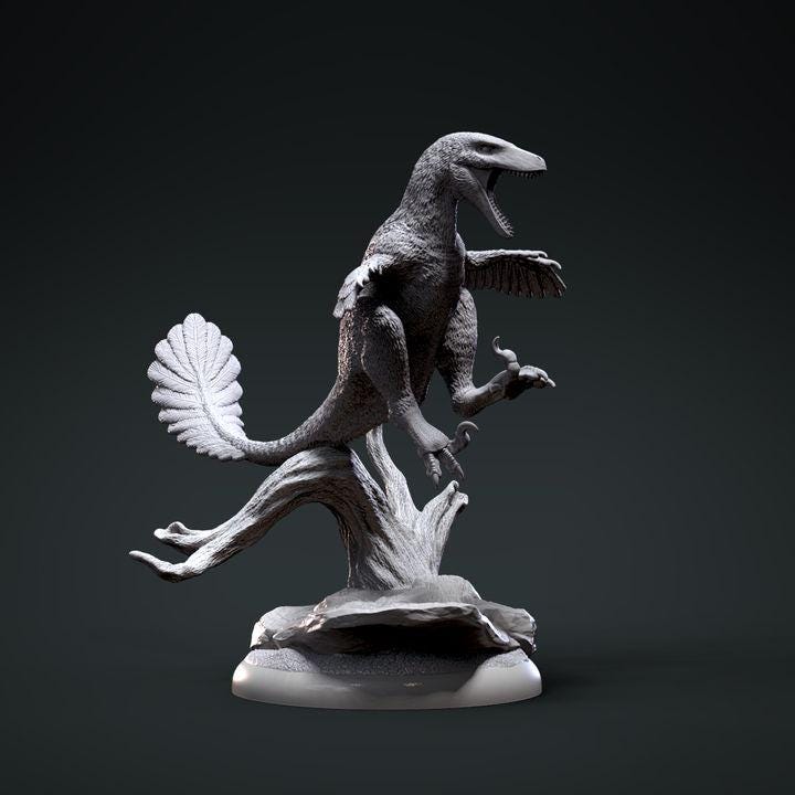 Deinonychus Pounce - Clynche Art