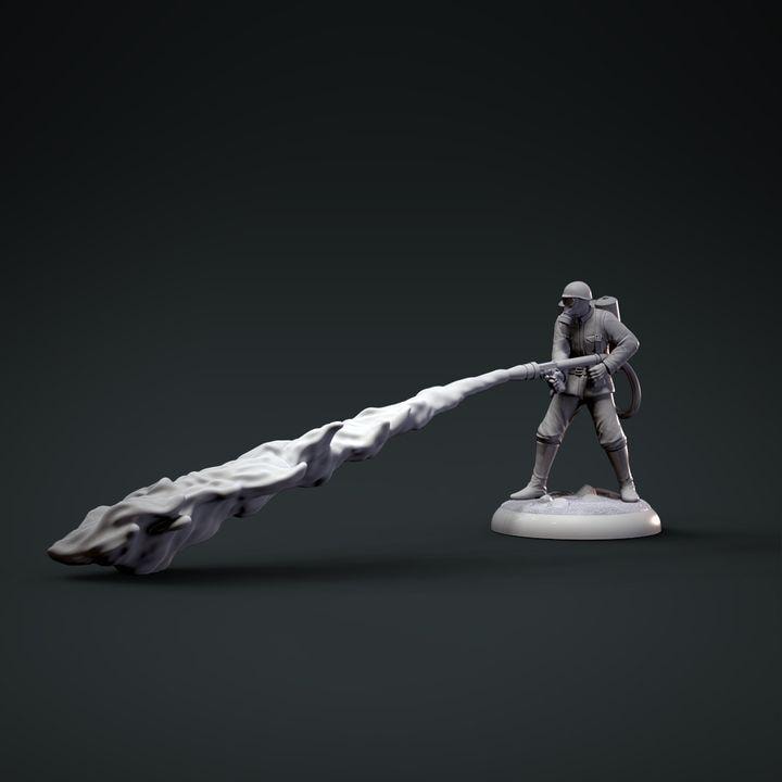 Soldier Flame Thrower - Clynche Art