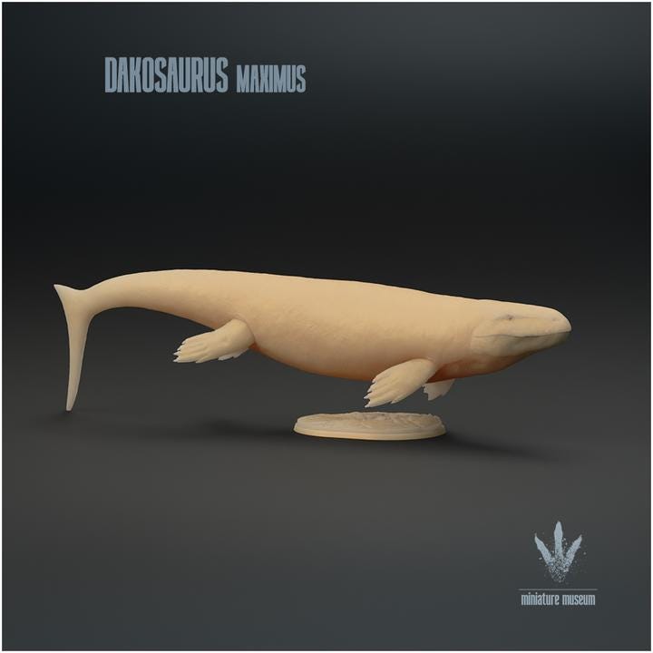 Dakosaurus maximus : The Biter Lizard - UNPAINTED - Miniature Museum