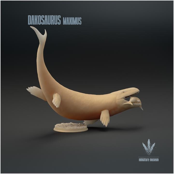 Dakosaurus maximus Hunting - UNPAINTED - Miniature Museum