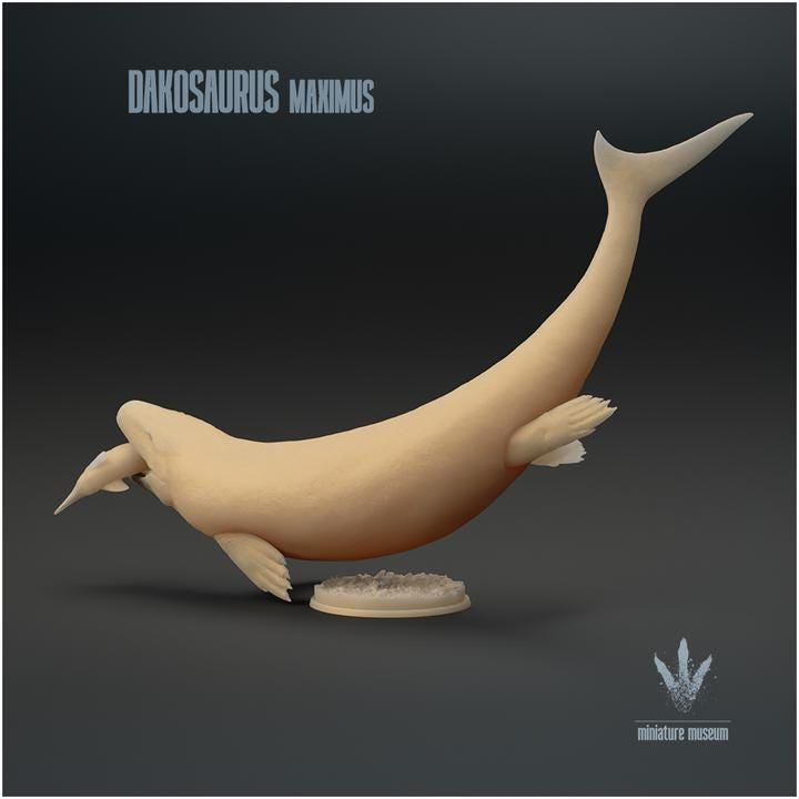 Dakosaurus maximus Hunting - UNPAINTED - Miniature Museum