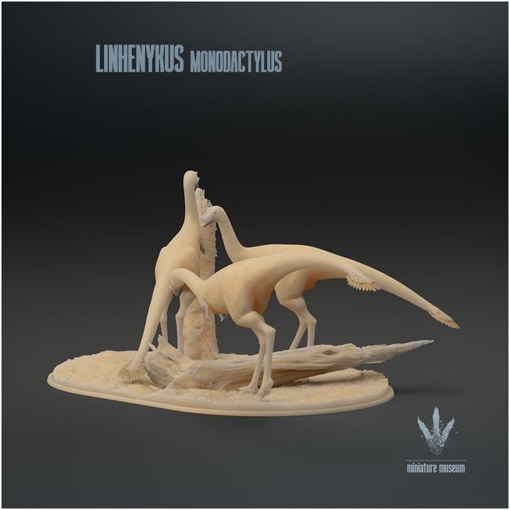 Linhenykus monodactylus : Foraging - UNPAINTED - Miniature Museum
