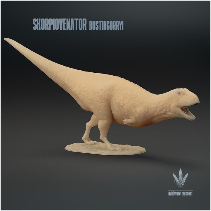 Skorpiovenator bustingorryi : Roar - UNPAINTED - Miniature Museum