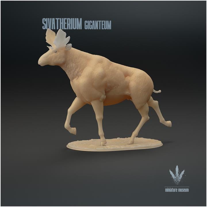 Sivatherium giganteum : Run - UNPAINTED - Miniature Museum