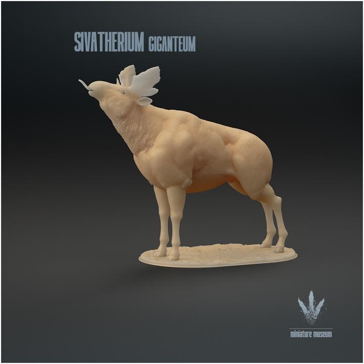 Sivatherium giganteum : Feed - UNPAINTED - Miniature Museum