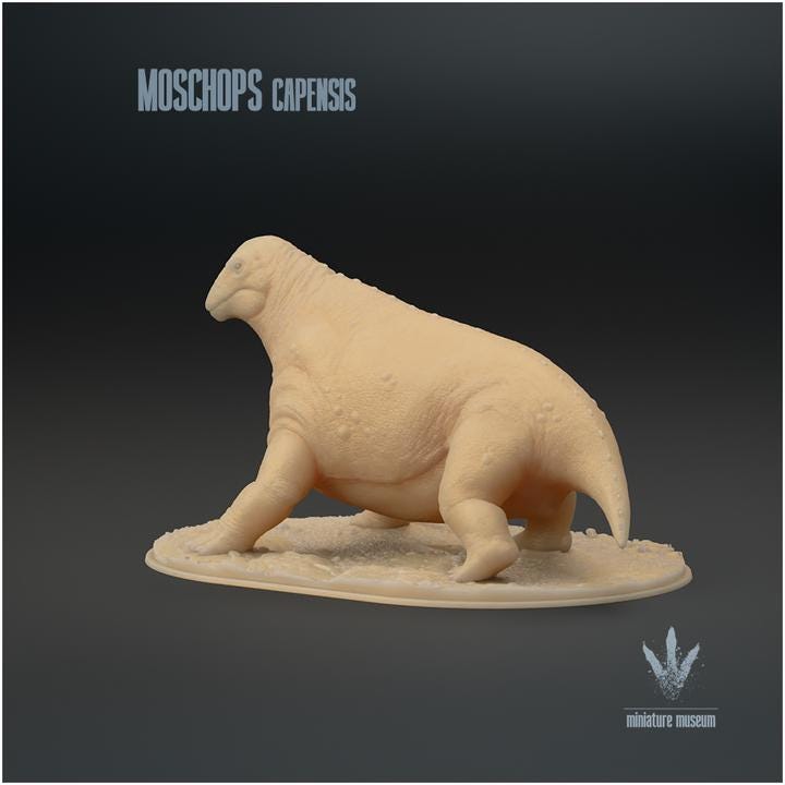 Moschops capensis : The Calf Face - UNPAINTED - Miniature Museum