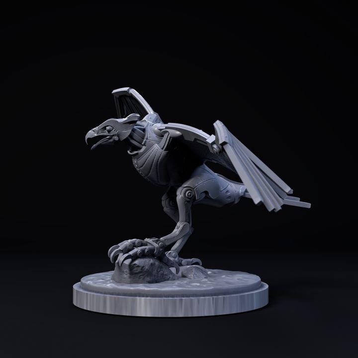 Eagle Mecha Robot - Mecha Zoo - Dino and Dog Miniatures
