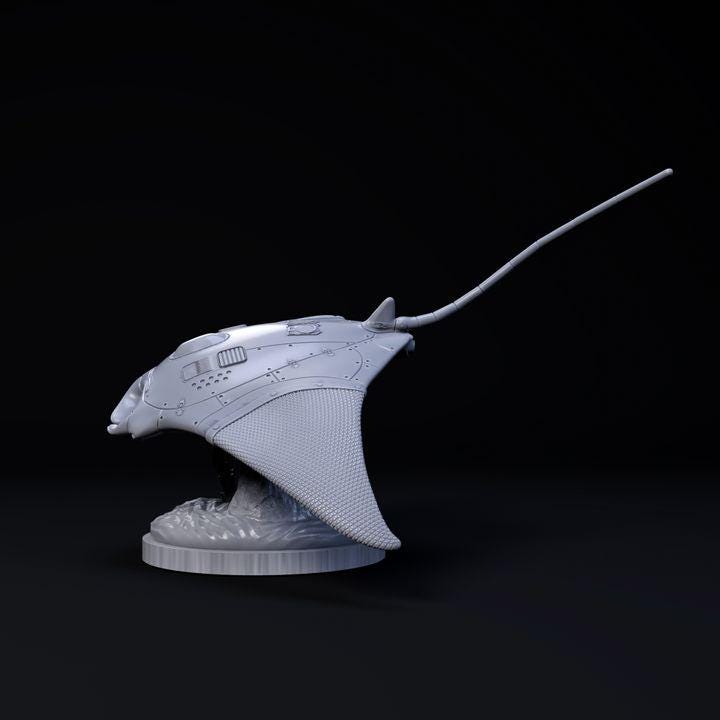 Manta Ray Mecha Robot - Mecha Zoo - Dino and Dog Miniatures