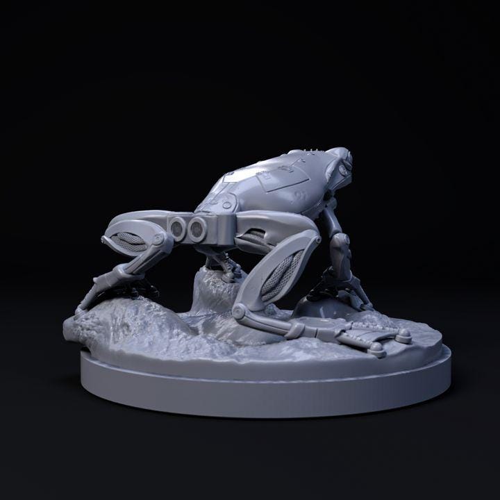 Frog Mecha Robot - Mecha Zoo - Dino and Dog Miniatures