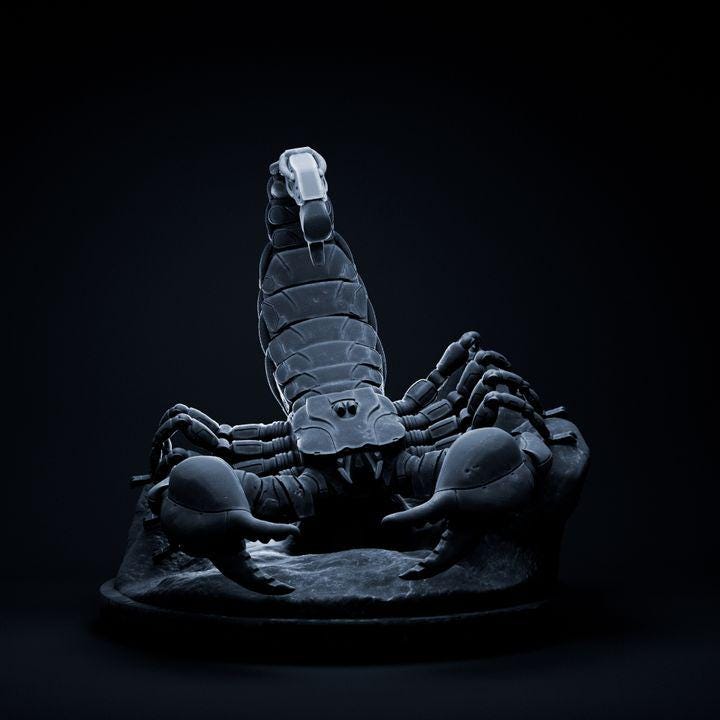 Scorpion Mecha Robot - Mecha Zoo - Dino and Dog Miniatures