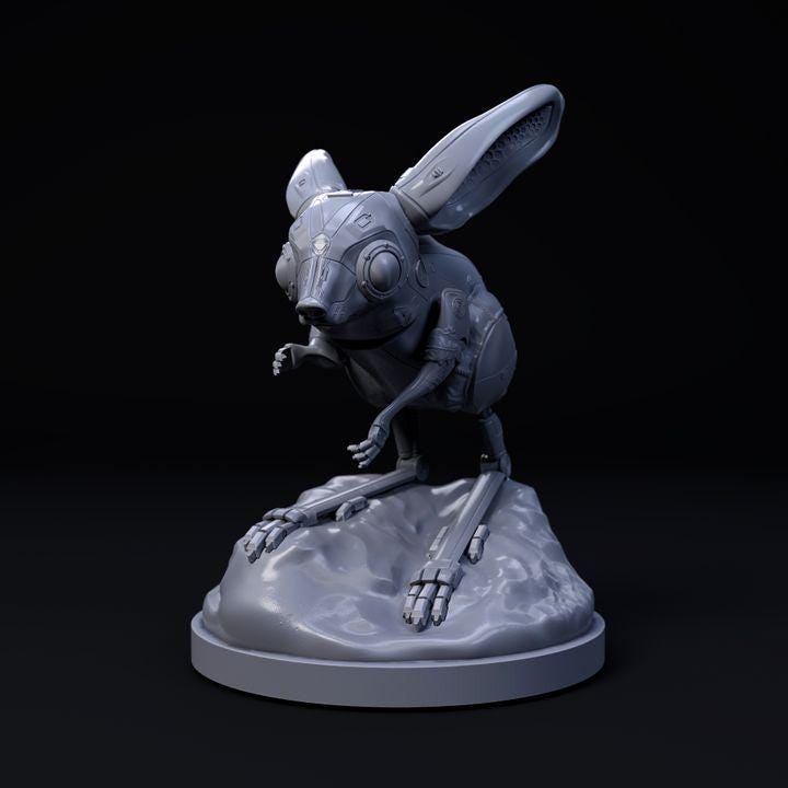 Jerboa Mecha Robot - Mecha Zoo - Dino and Dog Miniatures