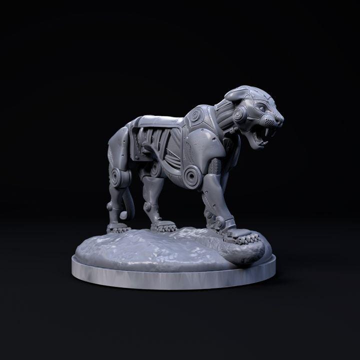 Tiger Mecha Robot - Mecha Zoo - Dino and Dog Miniatures