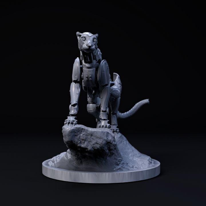 Cheetah Mecha Robot - Mecha Zoo - Dino and Dog Miniatures