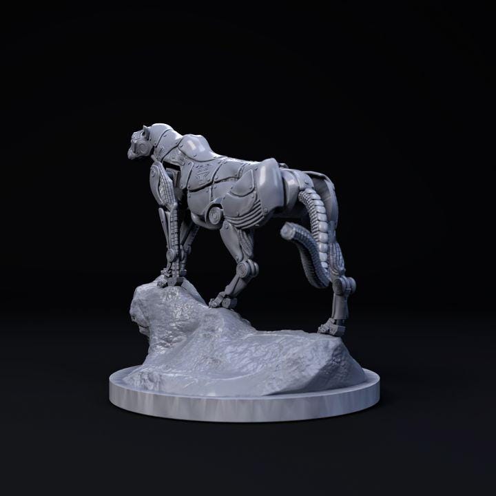 Cheetah Mecha Robot - Mecha Zoo - Dino and Dog Miniatures