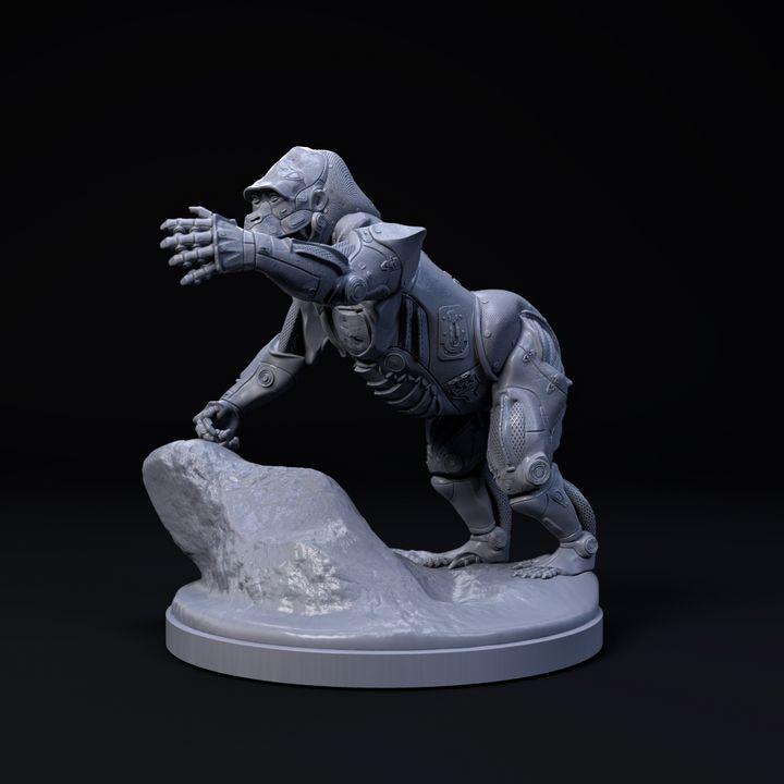 Gorilla Mecha Robot - Mecha Zoo - Dino and Dog Miniatures