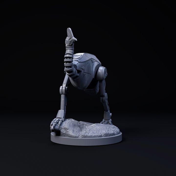 Cassowary Mecha Robot - Mecha Zoo - Dino and Dog Miniatures